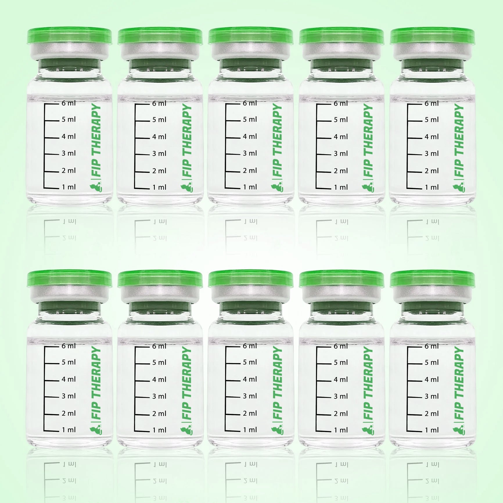 Pack of 10 - Fip Therapy GS441524 - 20mg/ml vials - 6ml - Fip Therapy