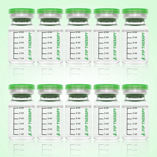 Pack of 10 - Fip Therapy GS441524 - 20mg/ml vials - 6ml - Fip Therapy